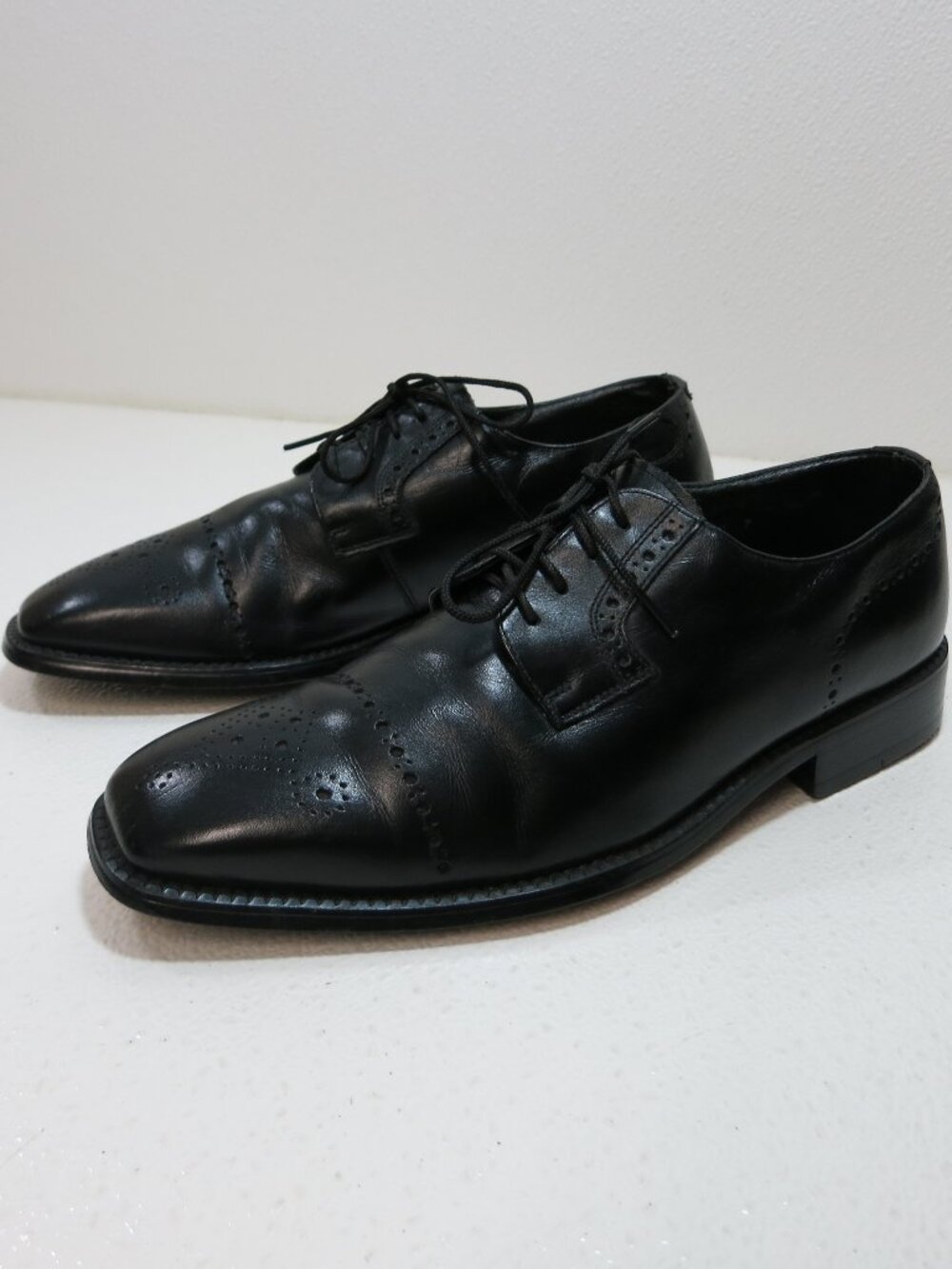 Pierre Cardin Leather Dress Formal Brogue Oxfords Men's Footwear Shoes Sz 7